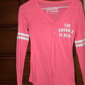 VS PINK long sleeve tee